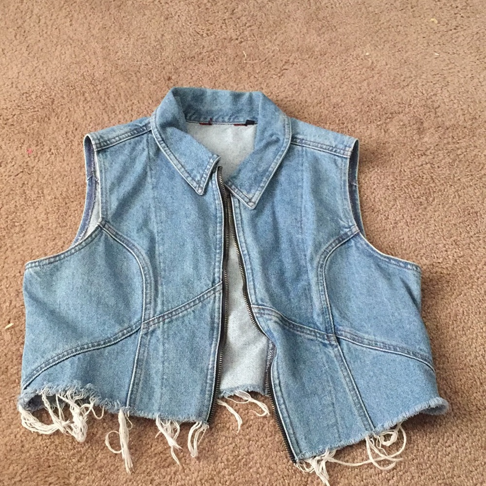 Cute jean coverup